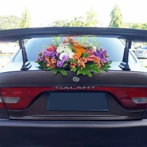 (SDA) Rangkaian Bunga Hias Mobil Segar Full - Gambar 5