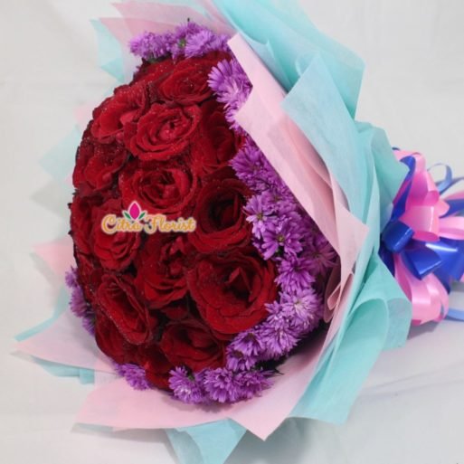 Bouquet Loyal Red - Gambar 2