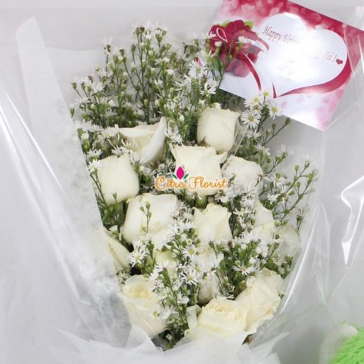 Bouquet Pure White - Gambar 2