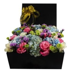Fresh Flowerbox Mix Fleur Big Square Black