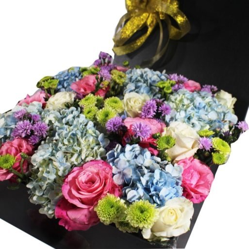 Fresh Flowerbox Mix Fleur Big Square Black - Gambar 3