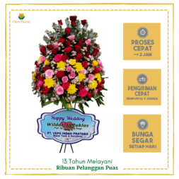 Standing Flowers Congratulation Standard Mix