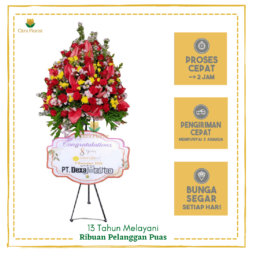 Standing Flowers Congratulation Standard