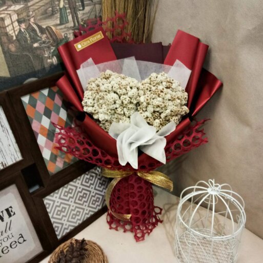Edelweis Handbouquet Medium - Gambar 2