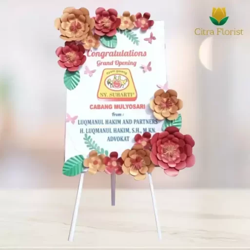 Paper Flower Persegi Panjang (0.8 x 1.2 m) - Gambar 2